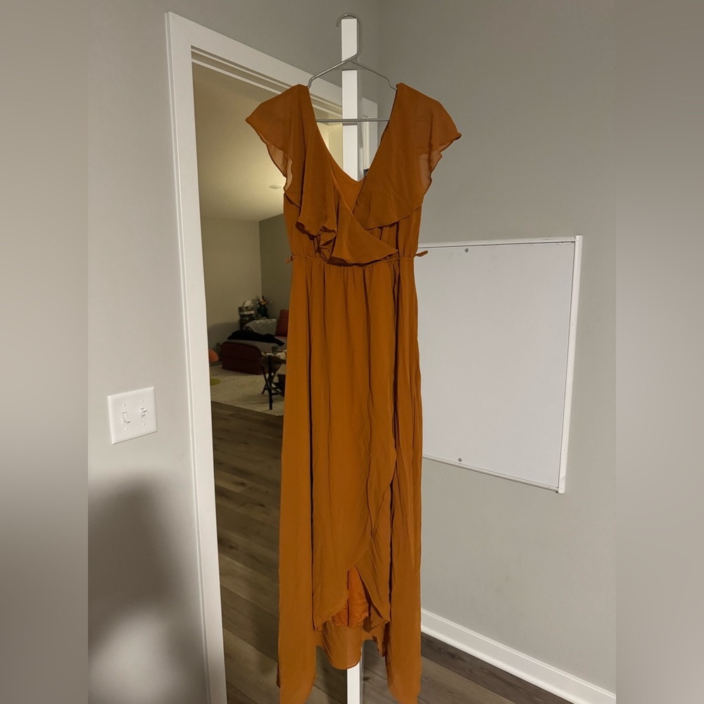 Baltic Born Asymmetrical Rust Dress